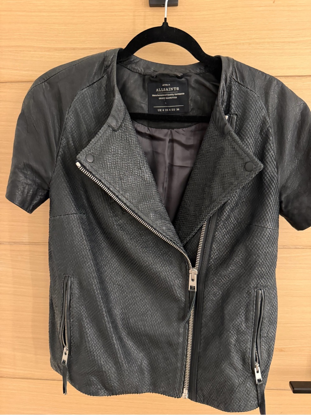 All Saints leather jacket in great condition!